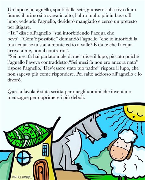 Esopo Favola Il Lupo E L Agnello Fairy Tales Aesop Life