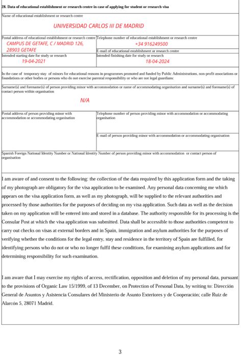 How to fill in the Application for National Visa Form Spain | Go! Go ...