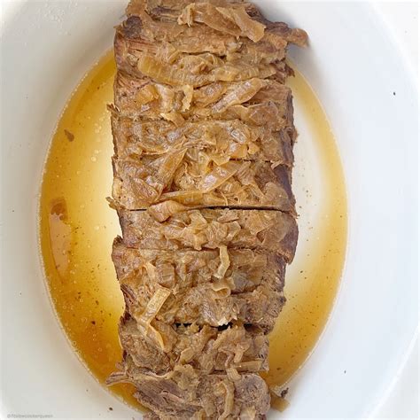 Slow Cookerinstant Pot Brisket With Gravy Low Carb Paleo Whole30 8 Fit Slow Cooker Queen