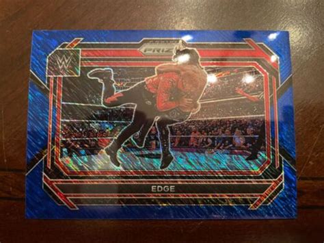 Edge Prizm Wwe First Off The Line Fotl Blue Shimmer Prizm Ssp