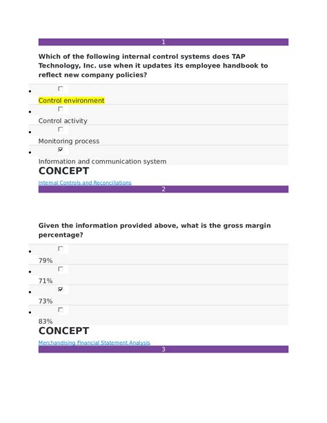 Sophia Pathways Accounting Final Milestone With Answers Browsegrades