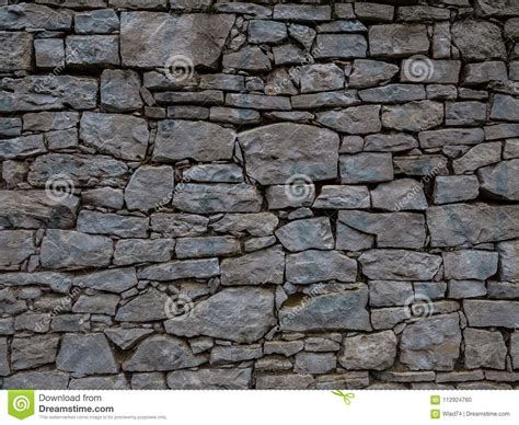 The Old And Vintage Stone Wall In A City Stock Photo Image Of Retro