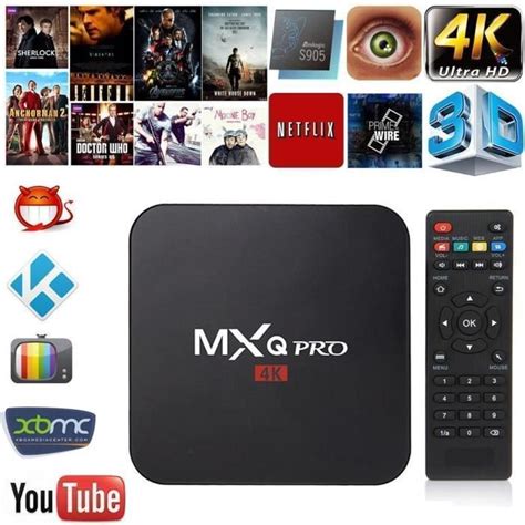 MXQ Pro 4K TV Box Amlogic S905X Quad Core 1 Go Flash Android 5 1 Ultra