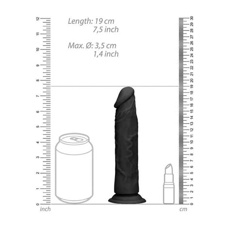 Dildo Su Strap On Realrock Juodas