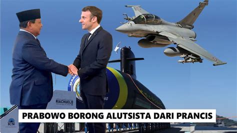 Menhan Prabowo Bertemu Presiden Prancis Bahas Kelanjutan Pembelian Jet Tempur Rafale Dan Kapal