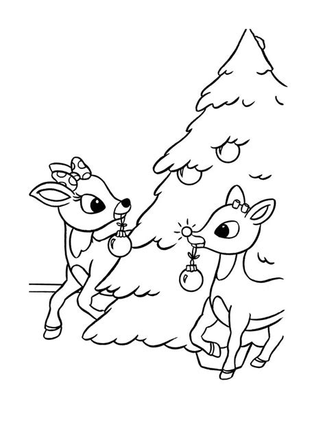 Free Printable Rudolph Coloring Pages For Kids