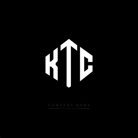 KTC letter logo design with polygon shape. KTC polygon and cube shape ...