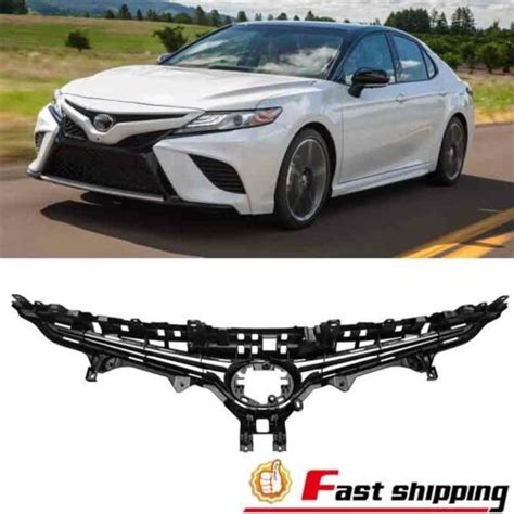 Fits 2021 2022 Toyota Camry Se Xse Hybrid Front Upper Black Mesh Grille Grill Ebay