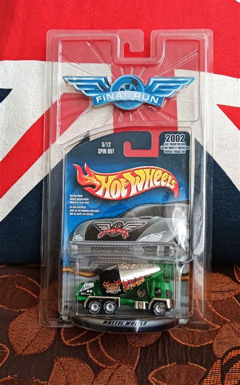 Hot Wheels Final Run Last Production Spin Out Cement Truck Rubber Tyre Hobbies Toys