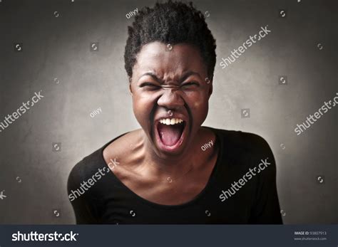 Black Woman Screaming Images Stock Photos Vectors Shutterstock