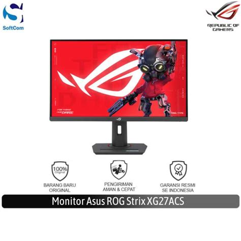 Jual Monitor Asus Rog Strix Xg27acs Gaming 27 Wqhd 180hz Usb Type