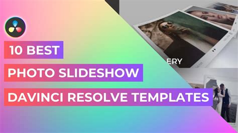 10 Best DaVinci Resolve Photo Slideshow Templates YouTube