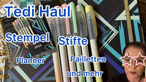 Tedi Haul Stempel Ribbon Planner Und Mehr YouTube