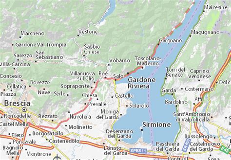 MICHELIN Salò map - ViaMichelin