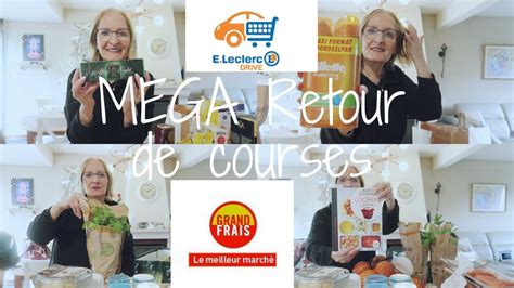 Mega Retour De Courses Au Drive Leclerc Grand Frais Youtube