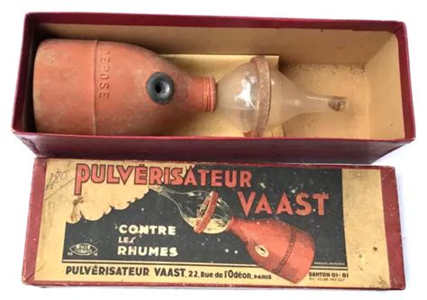 ANCIEN PULVÉRISATEUR VAAST Contre Les Rhumes Objet Médical Old Médical