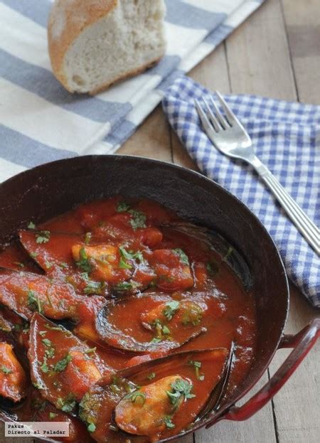 Receta De Mejillones En Salsa Picante De Tomate Y Cilantro