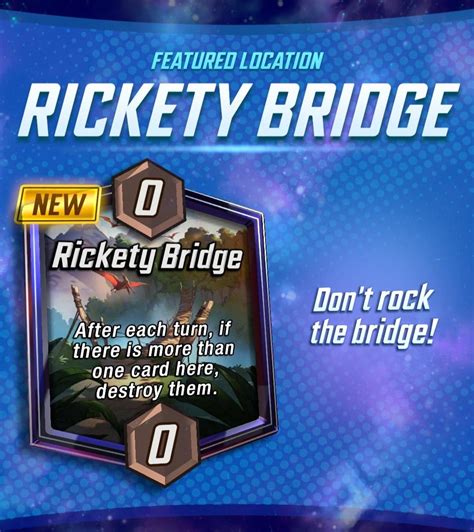 New Featured Location Rickety Bridge After Each Turn If There Is