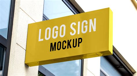 Wall Mount Round Signage Mockup Template, 51% OFF