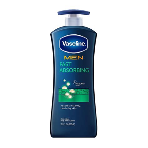 Vaseline Men Healing Moisture Body Lotion Fast Absorbing