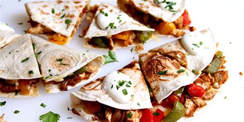 Quesadillas mit Huhn und Gemüse Rezept mit Video Rezepte