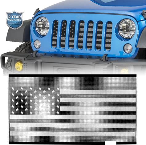 Moveland Front Grill Grille Insert Aluminum Alloy Mesh Grill Insert Screen