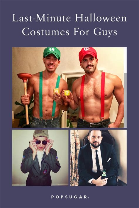 Minimal Effort Homemade Easy Halloween Costumes For Men