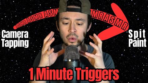 Minute Asmr Triggers Camera Tapping Spit Painting Fast