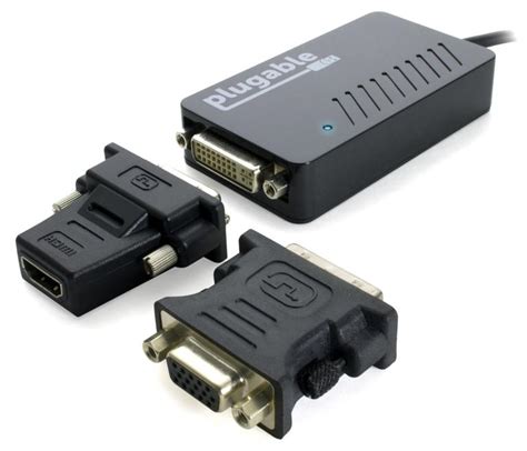 Plugable Usb Hdmi Dvi Vga Adapter For Multiple Monitors Plugable