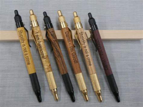 Laser Engraved Pens - Woodworking Project by 987Ron - Craftisian