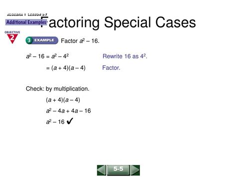 Ppt Factoring Special Cases Powerpoint Presentation Free Download