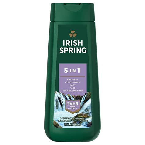 Irish Spring In Shampoo Conditioner Body Wash Face Wash And