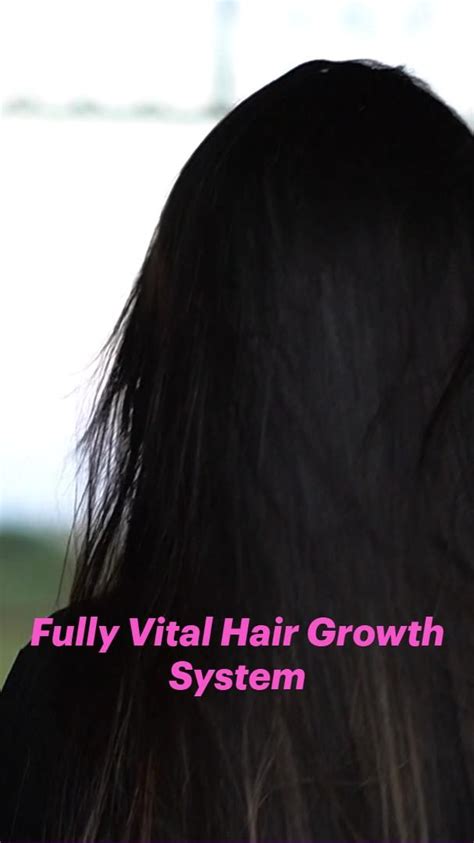 Fully Vital Hair Growth System Hair Growth System Hair System Hair Care