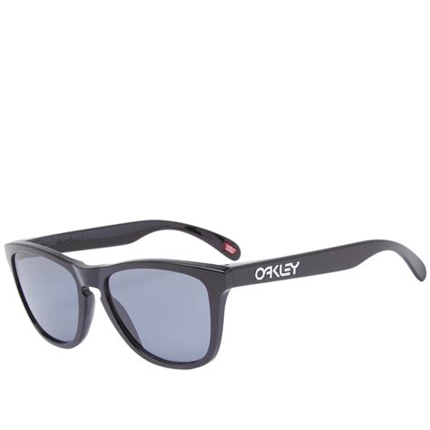 Oakley Frogskins Sunglasses Polished Black And Grey End Gb