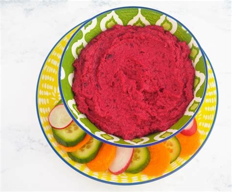 Roasted Beetroot Hummus | Recipes | Moorlands Eater