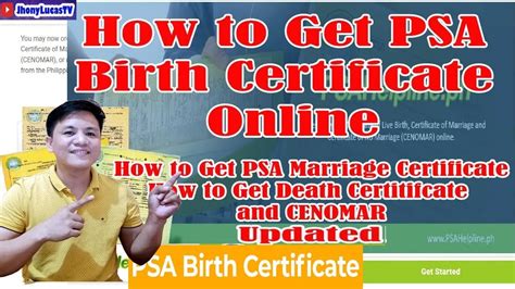 How To Get Psa Birth Certificate Online Step By Step Tutorial Youtube