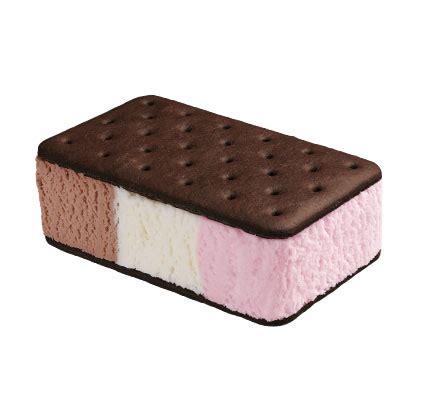 Neapolitan Ice Cream Sandwich - Wells Foodservice