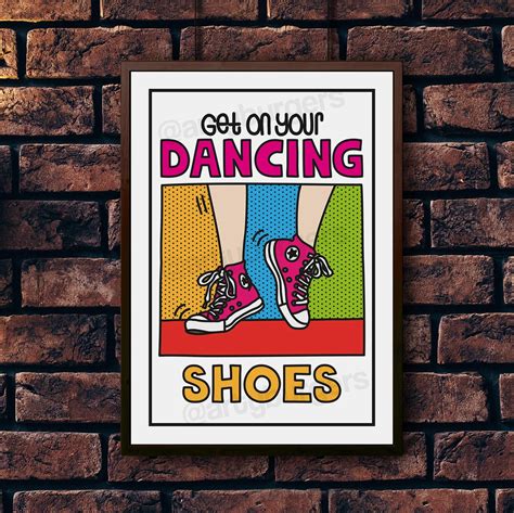 Dancing Shoes A4 Print Wee Green Place