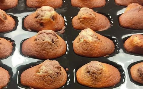 Recette Madeleines Chocolat Vanille Gazette De Gourmandises