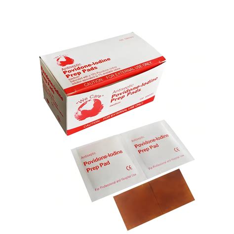 Disposable Povidone Lodine Prep Pad Disposable Povidone Lodine Prep