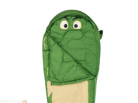 Outdoorwebeu Creature Zelená Childrens Sleeping Bag Highlander