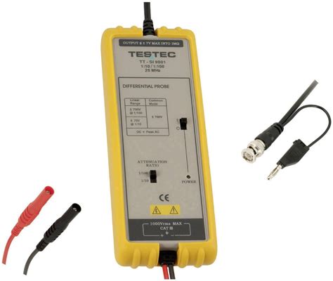 Testec Tt Si 9002 Differential Probe 25 Mhz 201 2001 1400 V