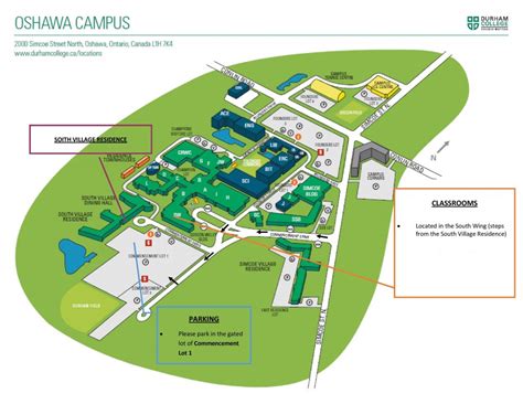 Durhamcollagecampusmap052816 Du HỌc LiÊn KẾt ToÀn CẦu