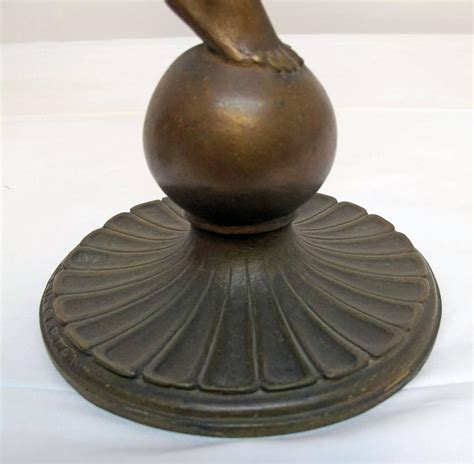 Art Nouveau Bronze Candlesticks at 1stDibs