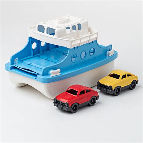 Green Toys Ferry Boat With Cars Blue Sorens House