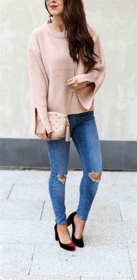 Must Have Nude Sweater Naomi Noel Style Denim Fashion Fashion Sweater Fashion