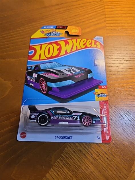 Hot Wheels Gt Scorcher Netflix Let S Race Purple Super Vhtf Ebay