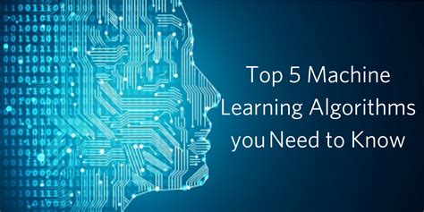 Top 5 Machine Learning Algorithms You Need To Know