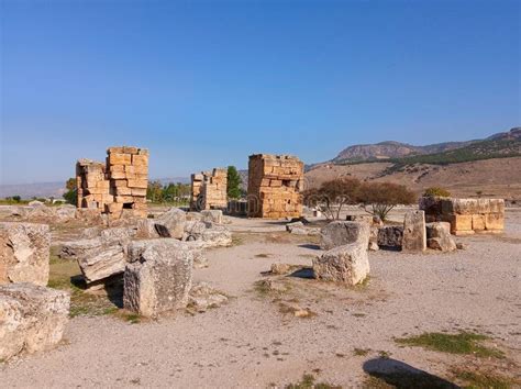 Ruins of Hierapolis, Turkey Stock Image - Image of amphitheater ...