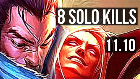 Yasuo Vs Vladimir Mid Defeat Solo Kills Games M